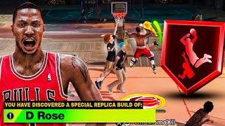 quotPRIMEquot MVP DERRICK ROSE BUILD is BULLY in NBA 2K25 INSANE CONTACT DUNKS  LAYUPS [upl. by Ledeen]