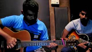 Adare sithum Acoustic Cover Gayan Randy ft Ishara Hatharasinghe [upl. by Ahsaeit20]