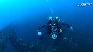 Key Biscayne oil rig wreck in Lancelin [upl. by Melar985]