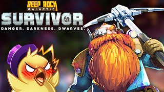 Deep Rock Galactic SURVIVOR  NEW ADDICTING Dwarven Spinoff  MFGAMETIME [upl. by Kuska501]