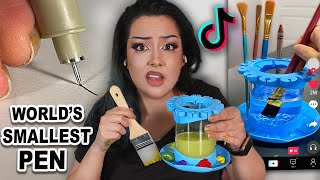 I Tested Tiktoks Most VIRAL Art Supplies [upl. by Yrod]