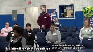 Woodland Elementary School Celebrates Veterans Day November 11 2024 [upl. by Kruter711]