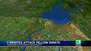 Man stabbed at California State Prison Sacramento by 3 fellow inmates officials say [upl. by Neras]