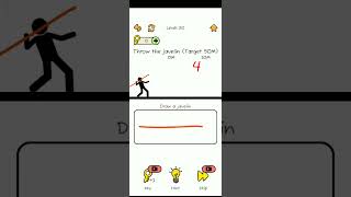 draw 2 beat game level 20 throw the javelin target 50 m mast video viralvideo gaming subscribe [upl. by Alat]