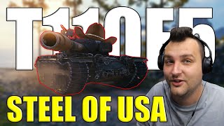 American HEAVY with Armor amp Precision T110E5  World of Tanks [upl. by Franci]