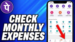 How To Check Monthly Expenses In PhonePe 2024  Easy Fix [upl. by Helas166]