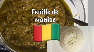 Recette de chez moi  Feuille de manioc  spécial ramadan 2020  sweet keiicha [upl. by Brigham]