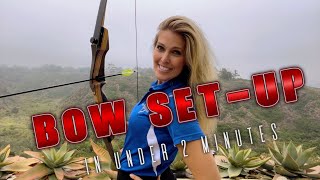 Archery How To Put A Recurve Bow Together…in under 2 minutes [upl. by Sherwood]