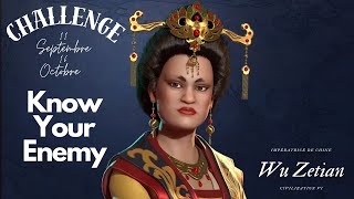 Civilization 6 FR  Know Your Enemy  Challenge Septembre [upl. by Wixted]