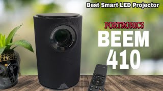 Projector  Portronics Beem 410 Smart LED Projector  Best Projector for home with 6W Speakers [upl. by Aizti941]