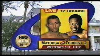 HBO Boxing Archives MayorgaForrest II PreFight 2003 [upl. by Brodench]