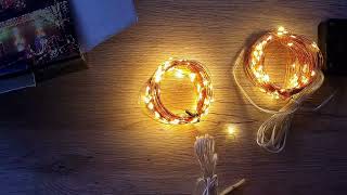 Solar String Lichter im Freien 2Pack 32M 104 96ft 320 LED Kupferdraht Licht [upl. by Ilatfen868]