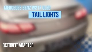 Mercedes Benz W217 OLED Tail Lights Retrofit Adapter [upl. by Lever131]