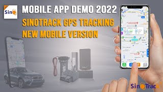 Sinotrack GPS tracker New Released Mobile Version 2022 Demo [upl. by Eisac]