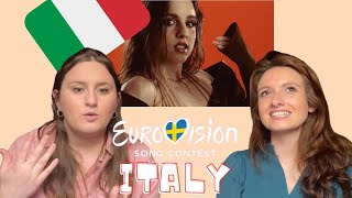 ITALY Eurovision 2024 REACTION VIDEO  La Noia  Angelina Mango [upl. by Iruam969]