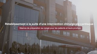 Séance de préparation au congé pour les patients et leurs proches  Introduction partie 1 de 6 [upl. by Dulcle244]