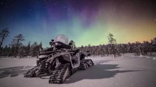 CanAm Outlander 650 6x6 and Apache LT Winter Tracks [upl. by Sirapal]