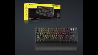 Corsair K70 PRO TKL Unboxing  Link Review [upl. by Mayda]