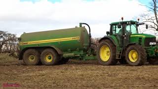 TODAY  John Deere 7530 with Conor Tank on Maize Ground [upl. by Ellan]