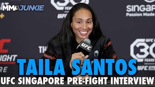 Taila Santos Champ Alexa Grasso is Good Fighter But Shes Not Dangerous  UFC Singapore [upl. by Buzzell39]