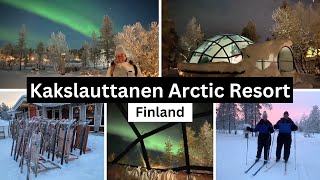 Kakslauttanen Arctic Resort  Glass Igloo  Finland [upl. by Ayel]