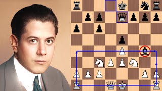 Capablanca’s effortless Ruy Lopez Exchange victory [upl. by Dail255]