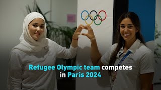 Refugee Olympic team competes in Paris 2024 [upl. by Eiramanit]