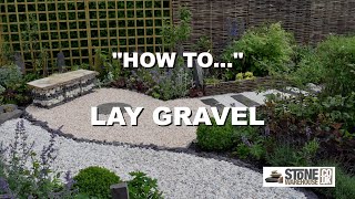 How To Lay Your Gravel [upl. by Kleinstein]