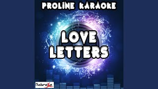 Love Letters Karaoke Version Originally Performed By Metronomy [upl. by Nhguavaj]