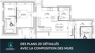 Personnalisez la composition des murs de vos projets et obtenez des plans 2D détaillés [upl. by Song984]