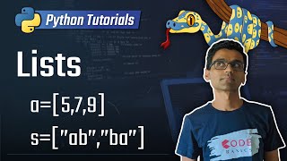 5 Lists Python 3 Programming Tutorials [upl. by Boyce]