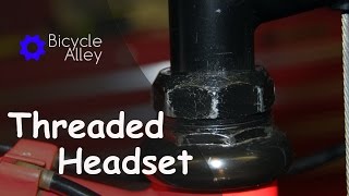 How To Disassemble Clean Lubricate And Adjust Bicycle Threaded Headset Bearings And Races [upl. by Denbrook248]