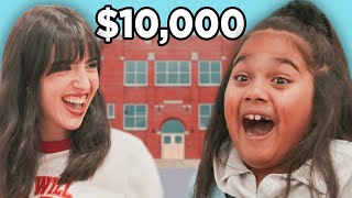 SURPRISING A SCHOOL with 10000 [upl. by Pax527]