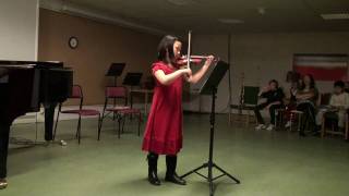 Violin Concerto in G Major Op34  ORieding  Jenny Wang [upl. by Sheply705]