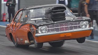 BIG BLOCK V8 MK3 CORTINA LAUNCHES HARD [upl. by Hirz]