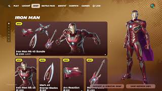 New IRON MAN Update is Here All New IRON MAN Skin Now Live 😍  Fornite Chapter 5 Season 4 [upl. by Yrrehs582]