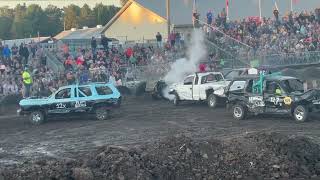 Zumbrota Mn demo derby mighty mini rwd 2024 [upl. by Petty]