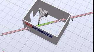 Robotstudio PaintApplicator [upl. by Jakob]