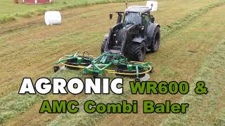 Agronic AMC Combi Baler and WR600 Rake [upl. by Daffie914]