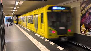 UBahn Berlin — H01 consist 5033 departing Bernauer Str U8 [upl. by Oeak]