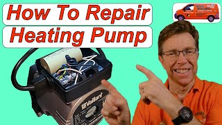 How to Fix Heating Pump Vaillant F75 Faulty Pump Replaced the Capacitor in the Pump and its Fixed [upl. by Nollie]