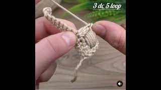 3D crochet° very easy filled crochet pattern online tutorial crochet knitting mũi móc 3d [upl. by Anirbac]