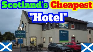 Worst Rated  Scotlands Cheapest Hotel  Metro Inn Polmont Falkirk Motel [upl. by Cuttie]