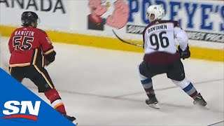 Nathan MacKinnon Scores After Mikko Rantanen Launches Noah Hanifin’s Stick [upl. by Amelia418]