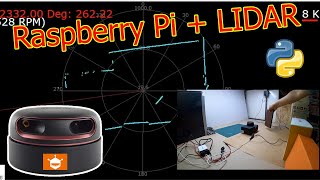 Raspberry pi using LIDAR sensor [upl. by Gnuy]