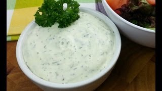 HOW TO MAKE RANCH DRESSING [upl. by Nehgem]