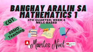 SAMPLE LESSON PLAN IN MATHEMATICS FOR GRADE 1 4TH QUARTERBANGHAY ARALIN FOR COTDEMO TEACHING [upl. by Nosyrb318]