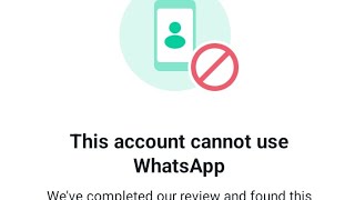 this account connect use WhatsApp problem solve। WhatsApp number unban ऐसे करे [upl. by Merwin381]