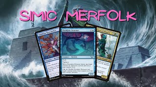 Simic Merfolk  Magic The Gathering  Duskmourn  MTG Pioneer [upl. by Kelwin]