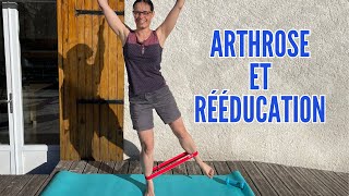 Arthrose du genou et rééducation à la maison [upl. by Aciretal]